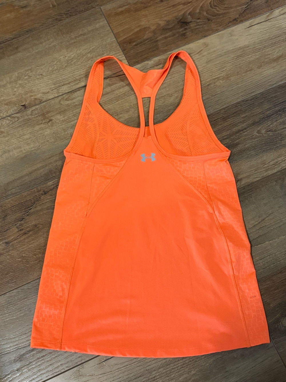 Under Armour Women's Neon Orange Racerback Performance Tank